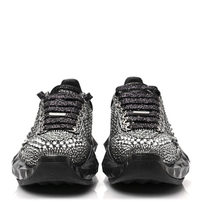 Jimmy Choo Crystal Womens Diamond F Low Top Sneaker 36.5 Black 2 of 8