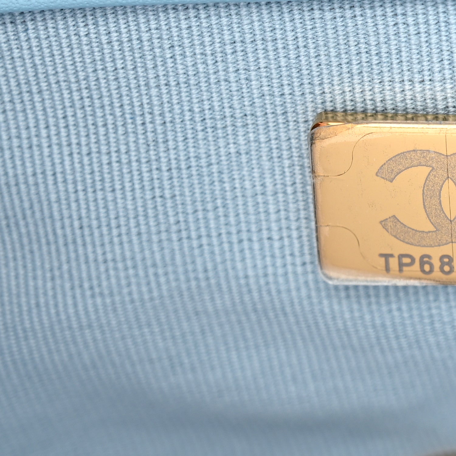 Chanel Ombre Denim Quilted Large Chanel 19 Flap Light Blue 7 of 11