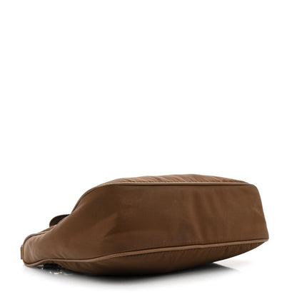 Prada Tessuto Nylon Saffiano Re-Edition 2005 Shoulder Bag Cacao 4 of 11