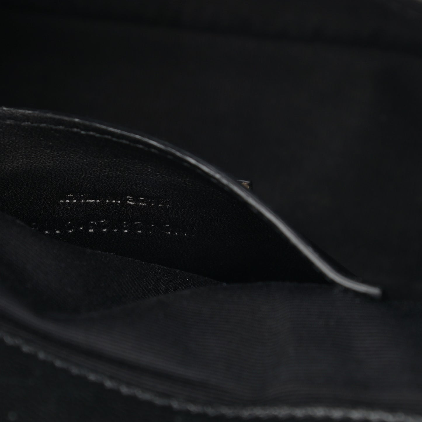 Sheepskin Tri-Quilt Monogram Medium College Bag Black