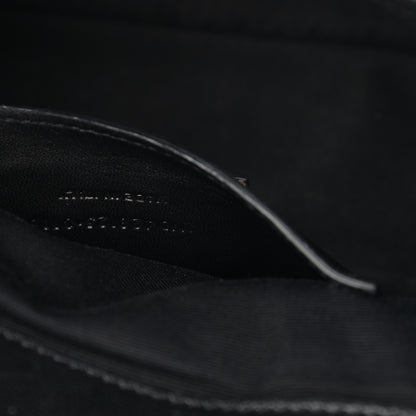 Saint Laurent Sheepskin Tri-Quilt Monogram Medium College Bag Black 7 of 17