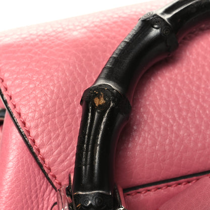 Gucci Cellarius Calfskin Medium Bamboo Backpack Glossy Pink 12 of 12