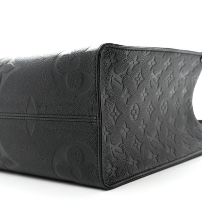 Louis Vuitton Empreinte Monogram Giant Onthego MM Black 9 of 13