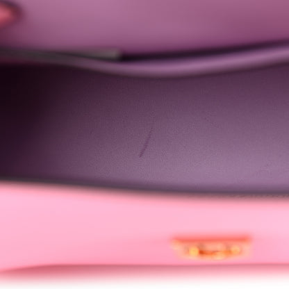 Versace Grained Calfskin Small La Medusa Top Handle Bag Pink 10 of 10