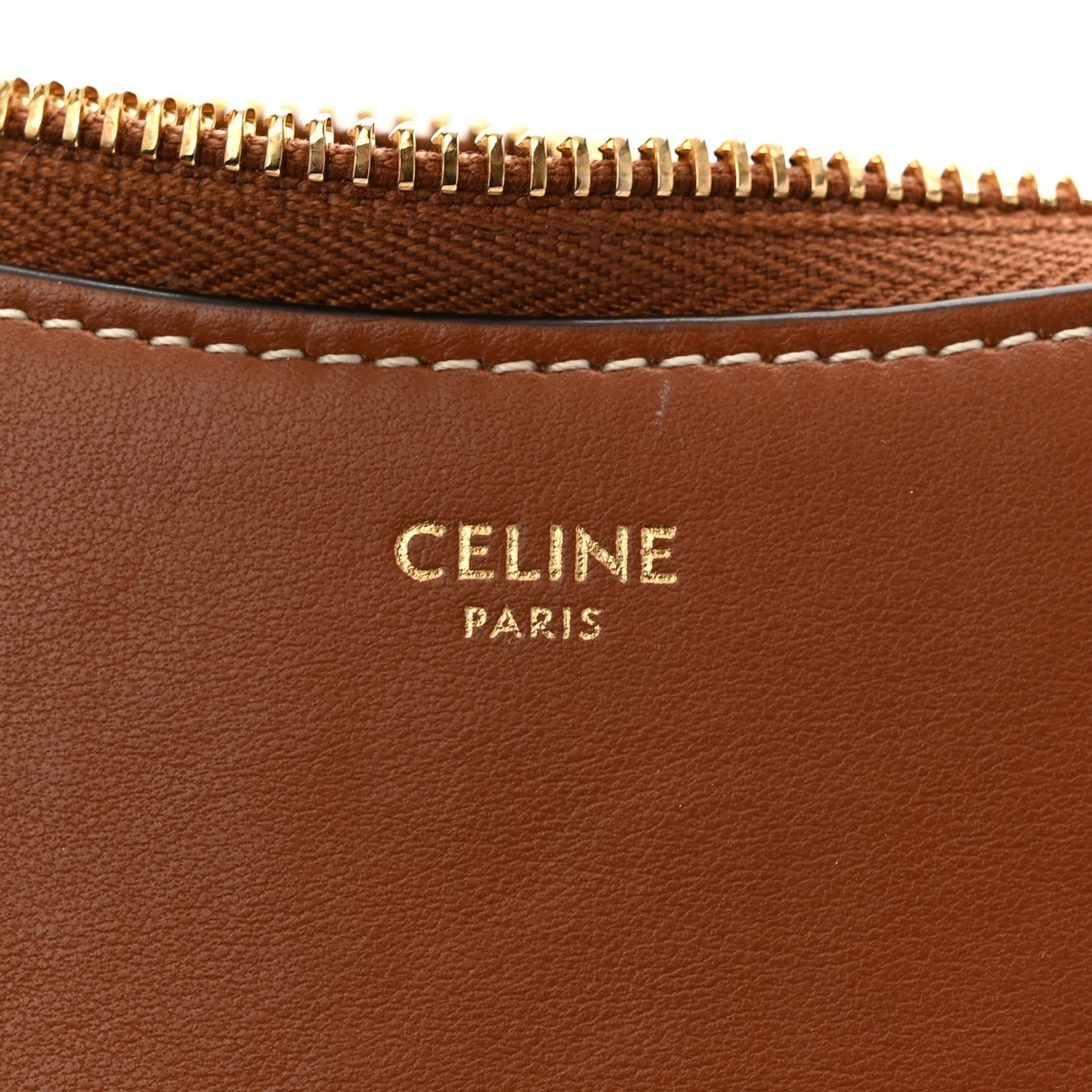 Smooth Calfskin Medium Strap Ava Shoulder Bag Tan
