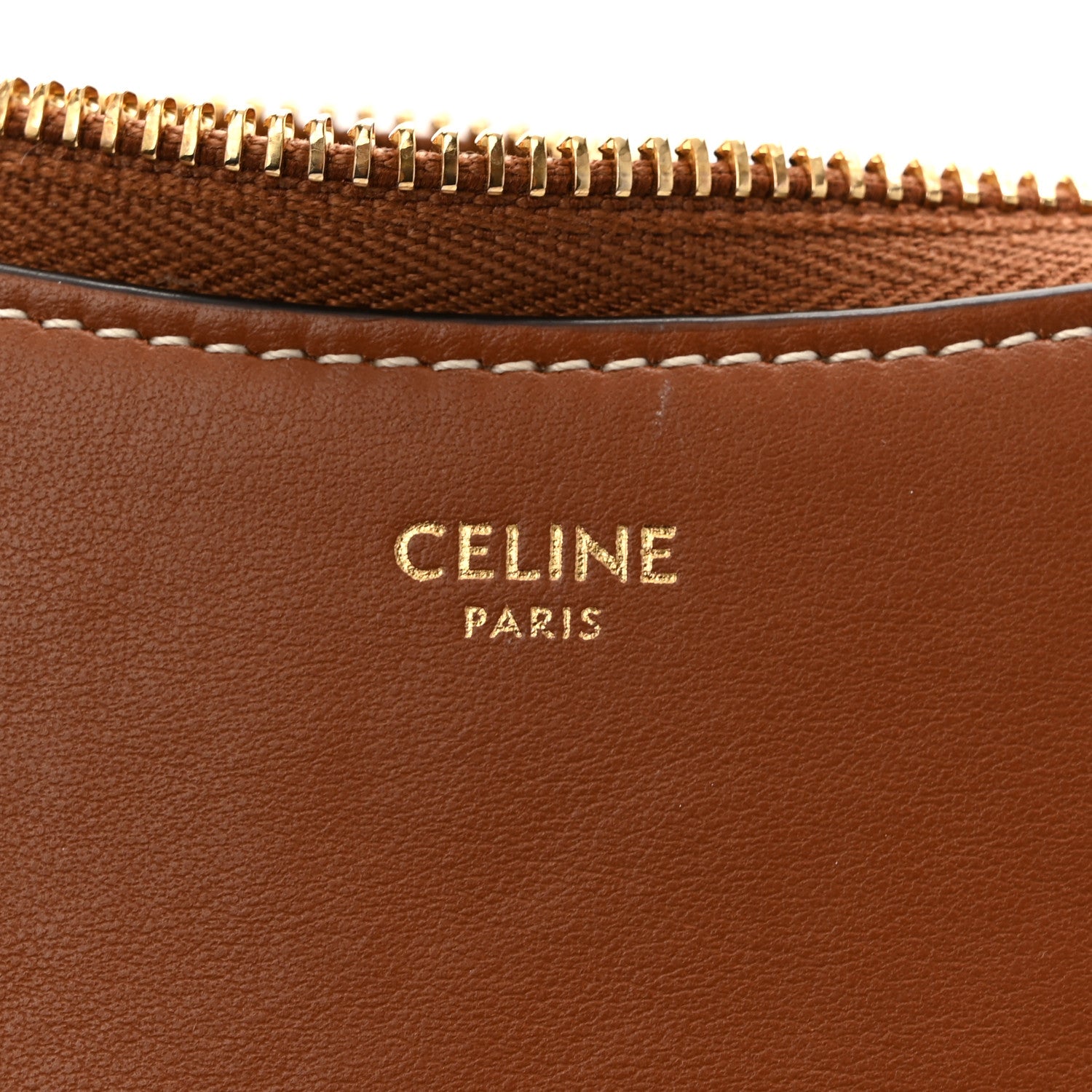 Celine Smooth Calfskin Medium Strap Ava Shoulder Bag Tan 6 of 11