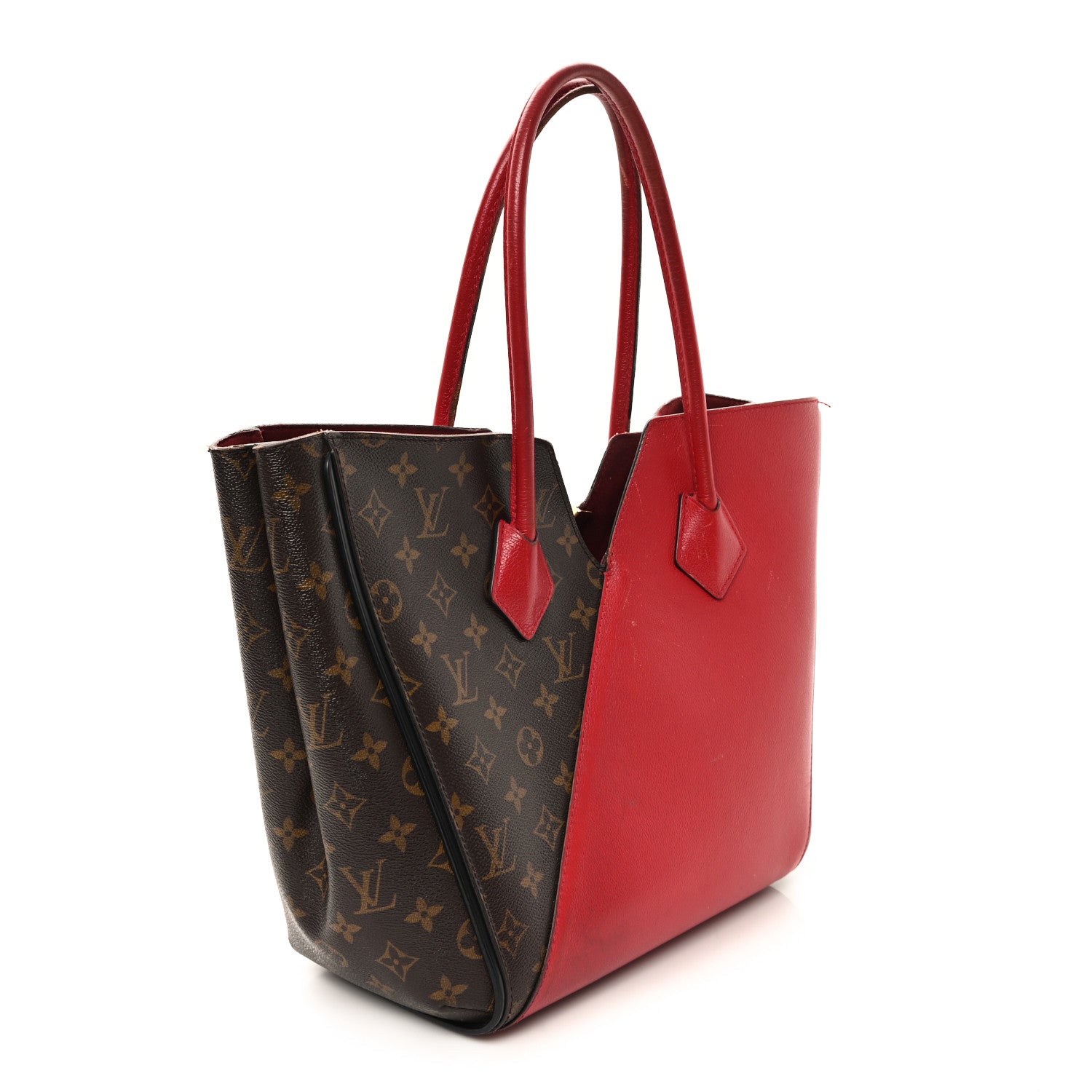 Louis Vuitton Calfskin Monogram Kimono Tote Cherry 3 of 12