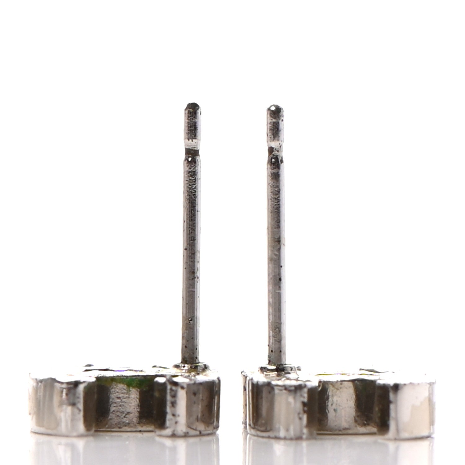 Chanel CC Earrings Silver 3 of 5