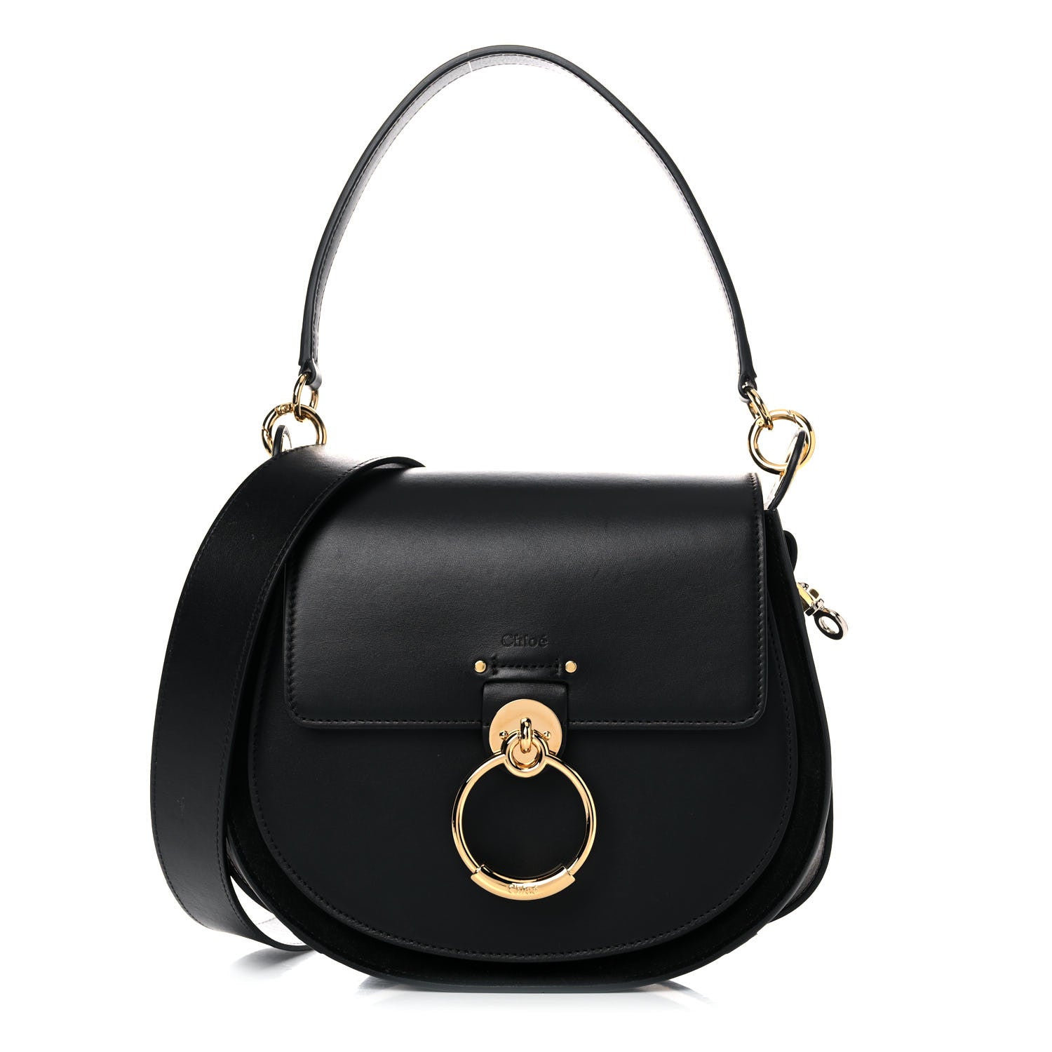 Chloe Calfskin Medium Tess Bag Black 1 of 21