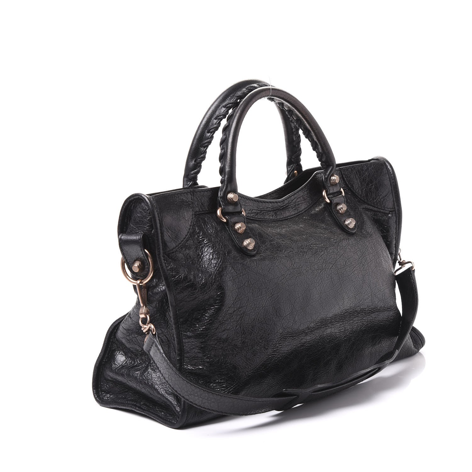 Balenciaga Agneau Giant 12 Rose Gold Hardware City Black 2 of 8