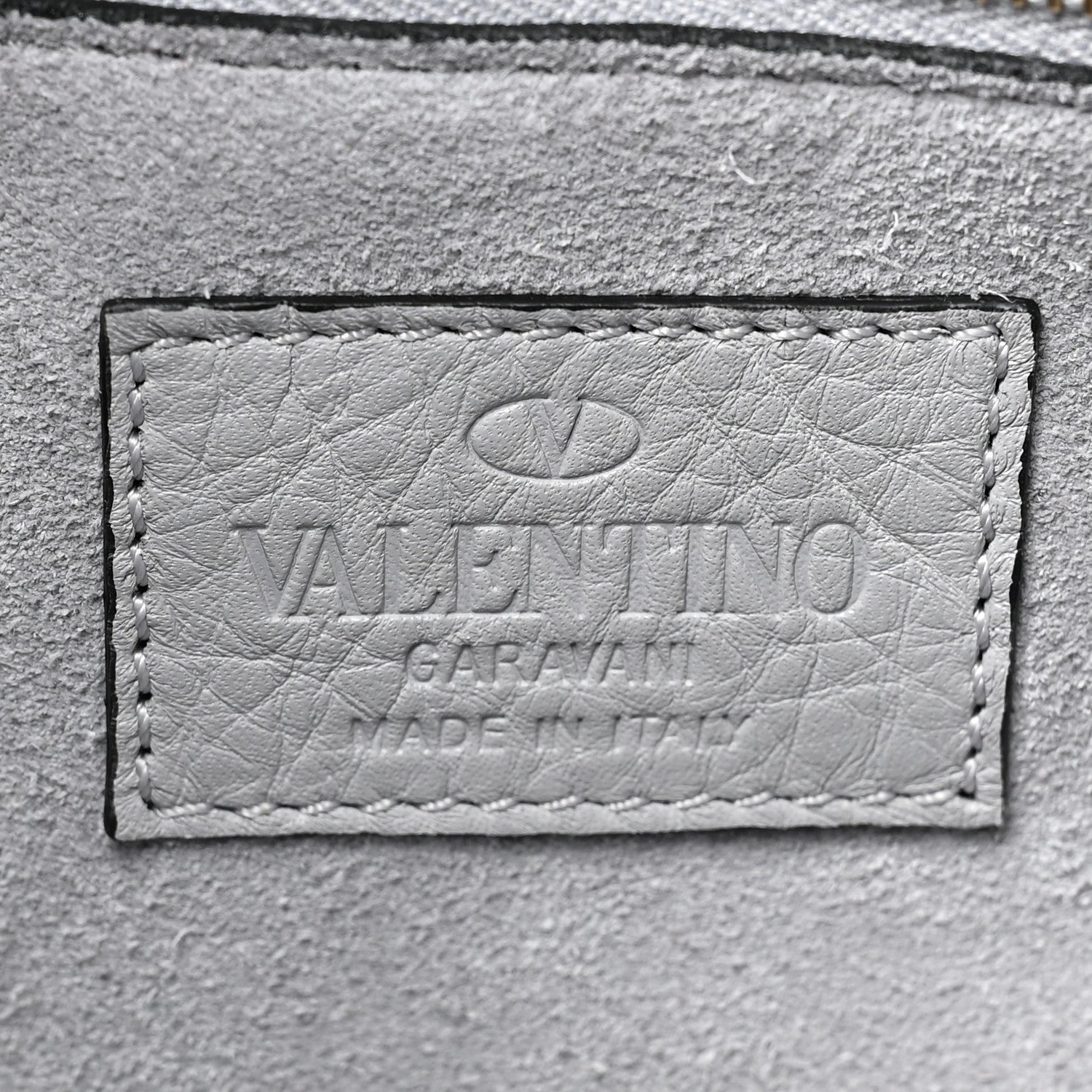 Valentino Garavani Vitello Medium My Rockstud Frame Bag Pastel Grey 6 of 10