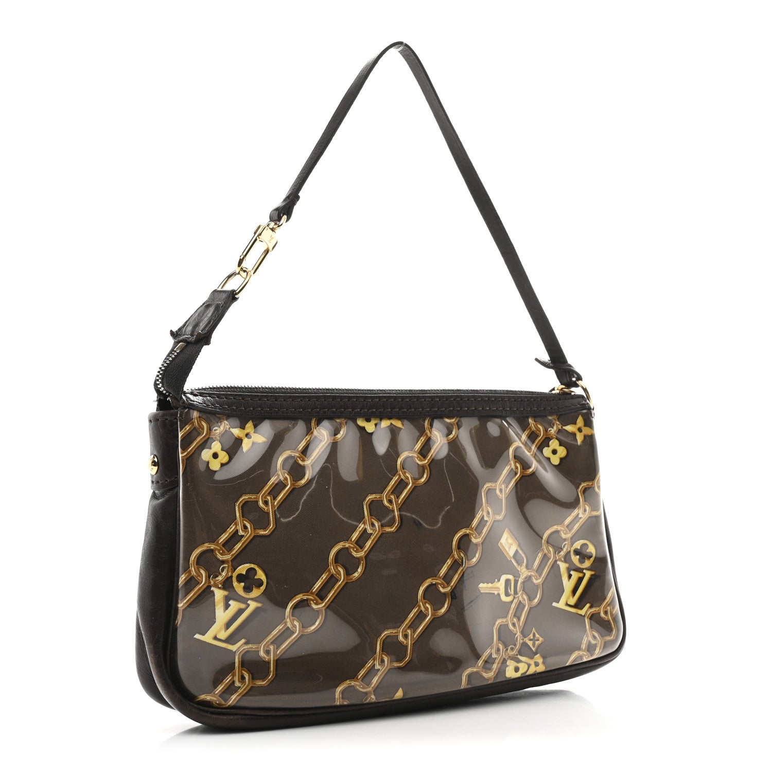 Louis Vuitton Monogram Charms Pochette Accessories Brown 3 of 10