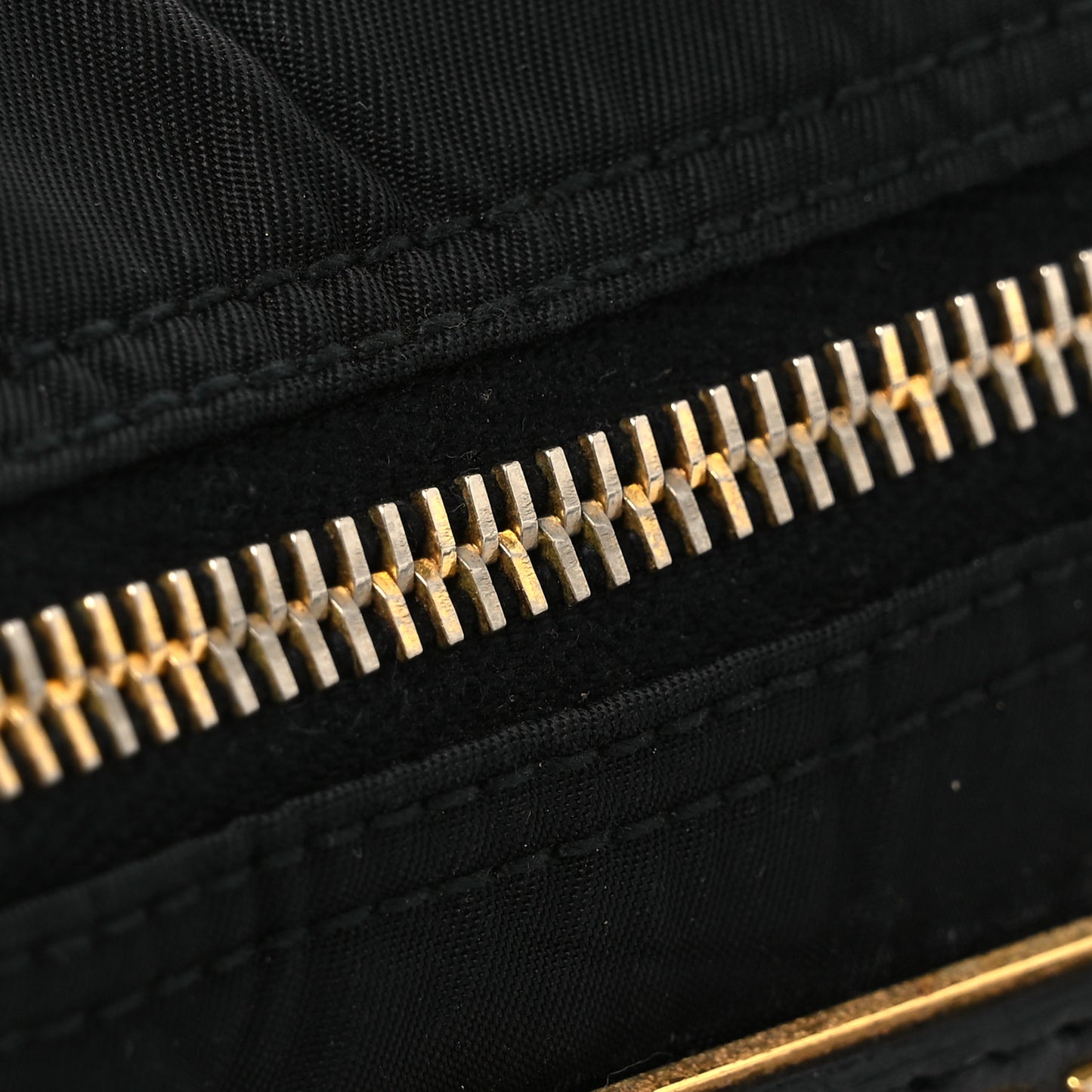 Tessuto Nylon Pochette Bag Black