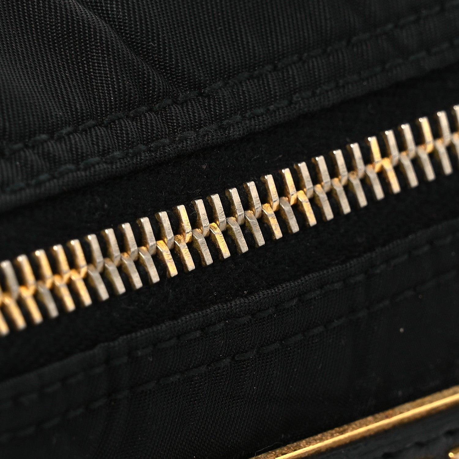 Prada Tessuto Nylon Pochette Bag Black 11 of 14