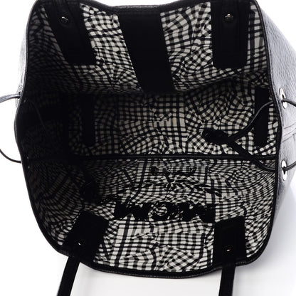 MCM Visetos Medium Liz Reversible Shopper Tote Black 8 of 9