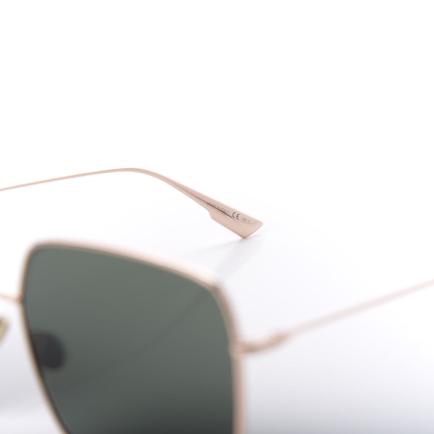 Metal DiorStellaire 1 Sunglasses Rose Gold Green