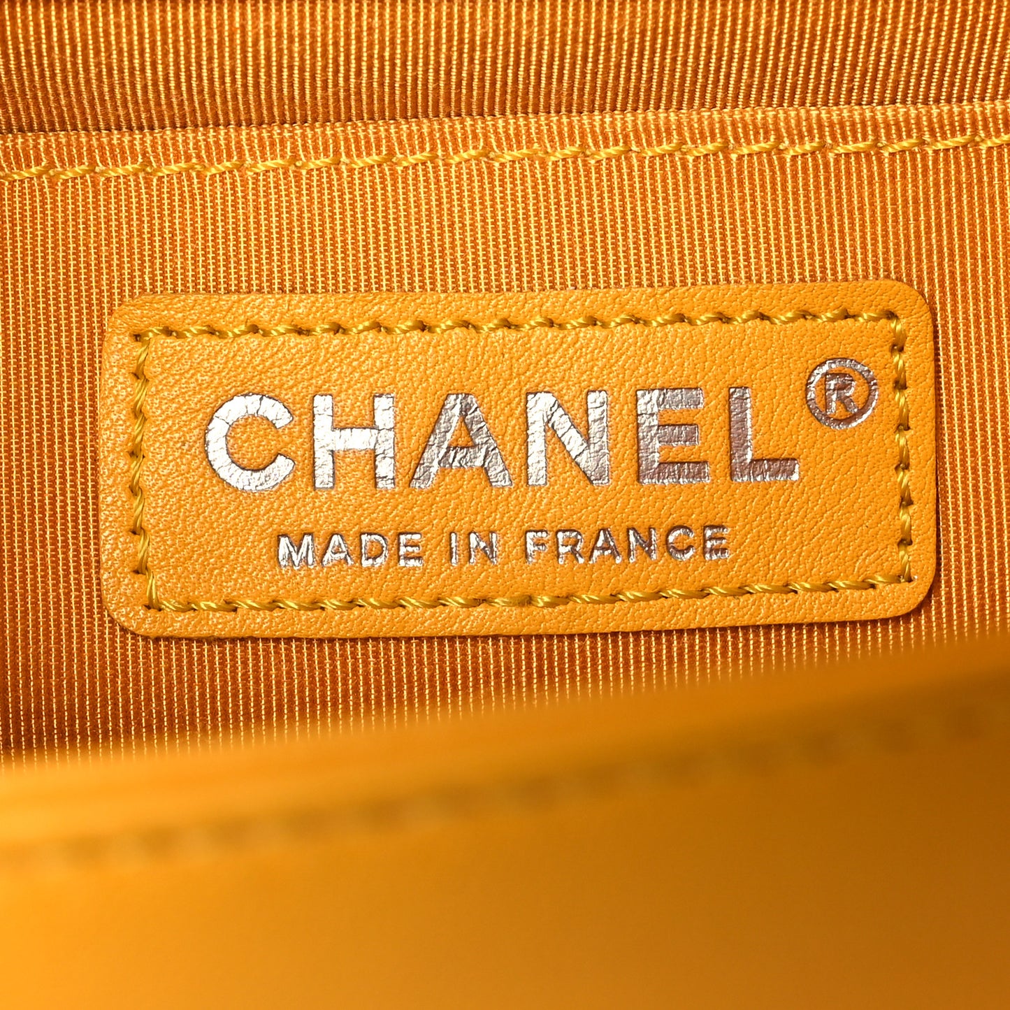 Lambskin Quilted Medium Boy Flap Yellow