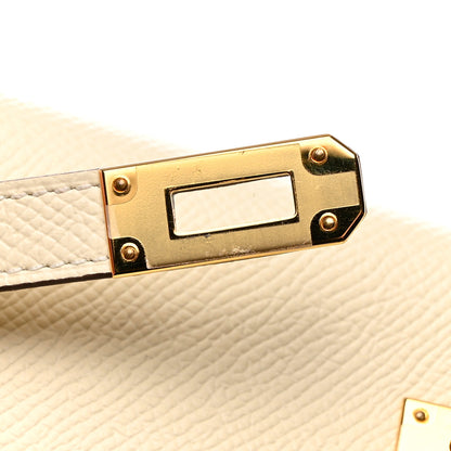 Hermes Epsom Verso Kelly Wallet To Go Nata Jaune Poussin 9 of 10