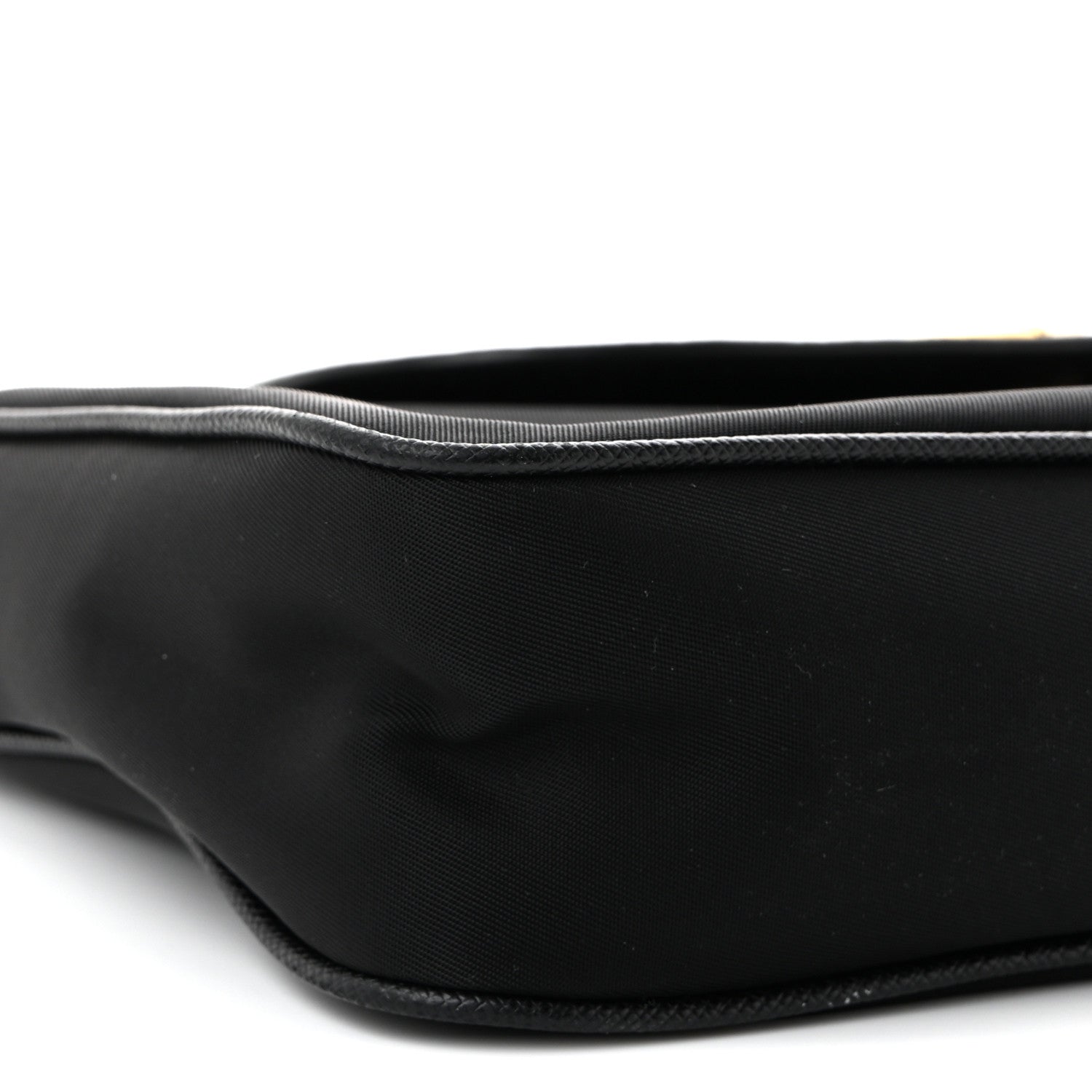 Prada Tessuto Nylon Saffiano Crossbody Bag Black 9 of 10