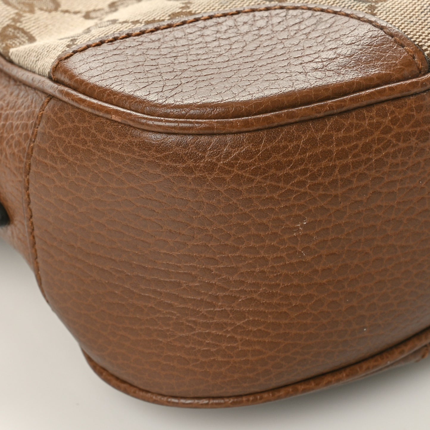 Monogram Mini Bree Messenger Bag Beige Tabacco