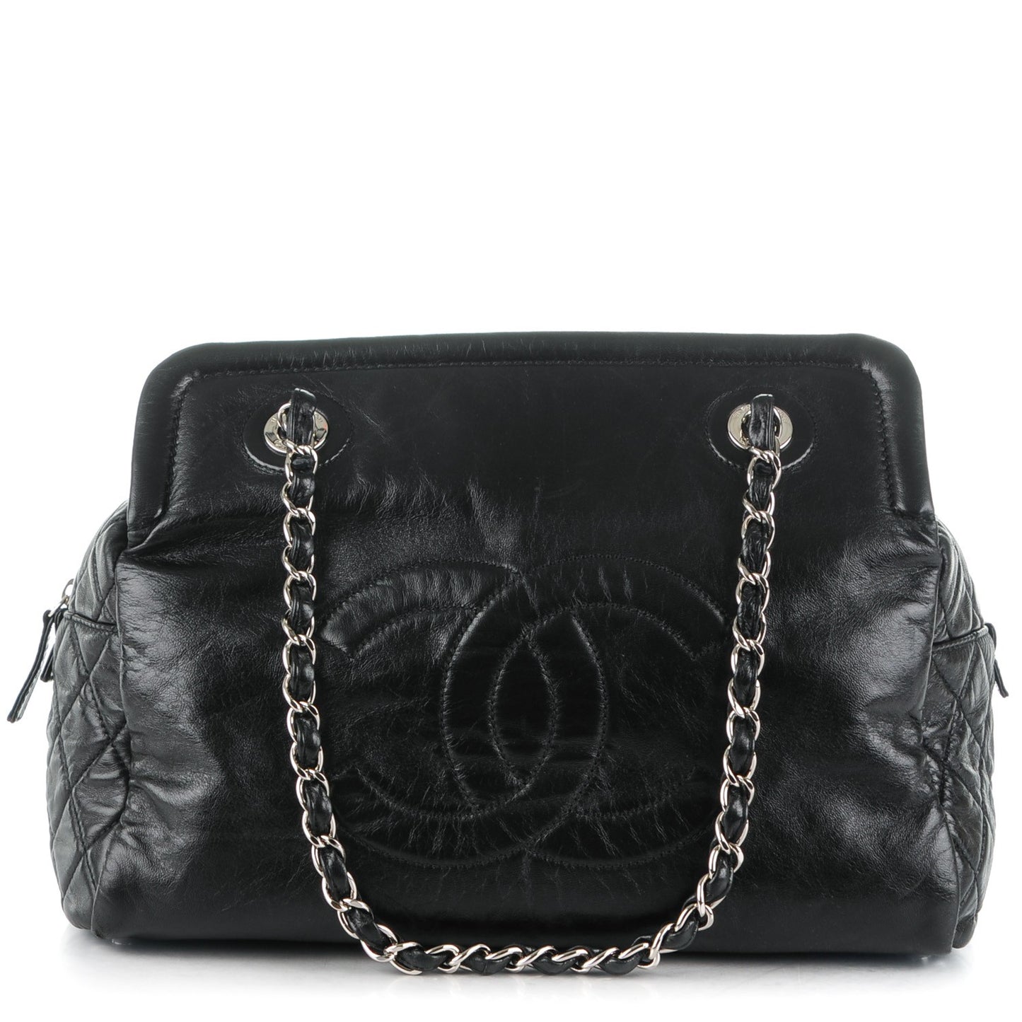 Lambskin Timeless CC Tote Black