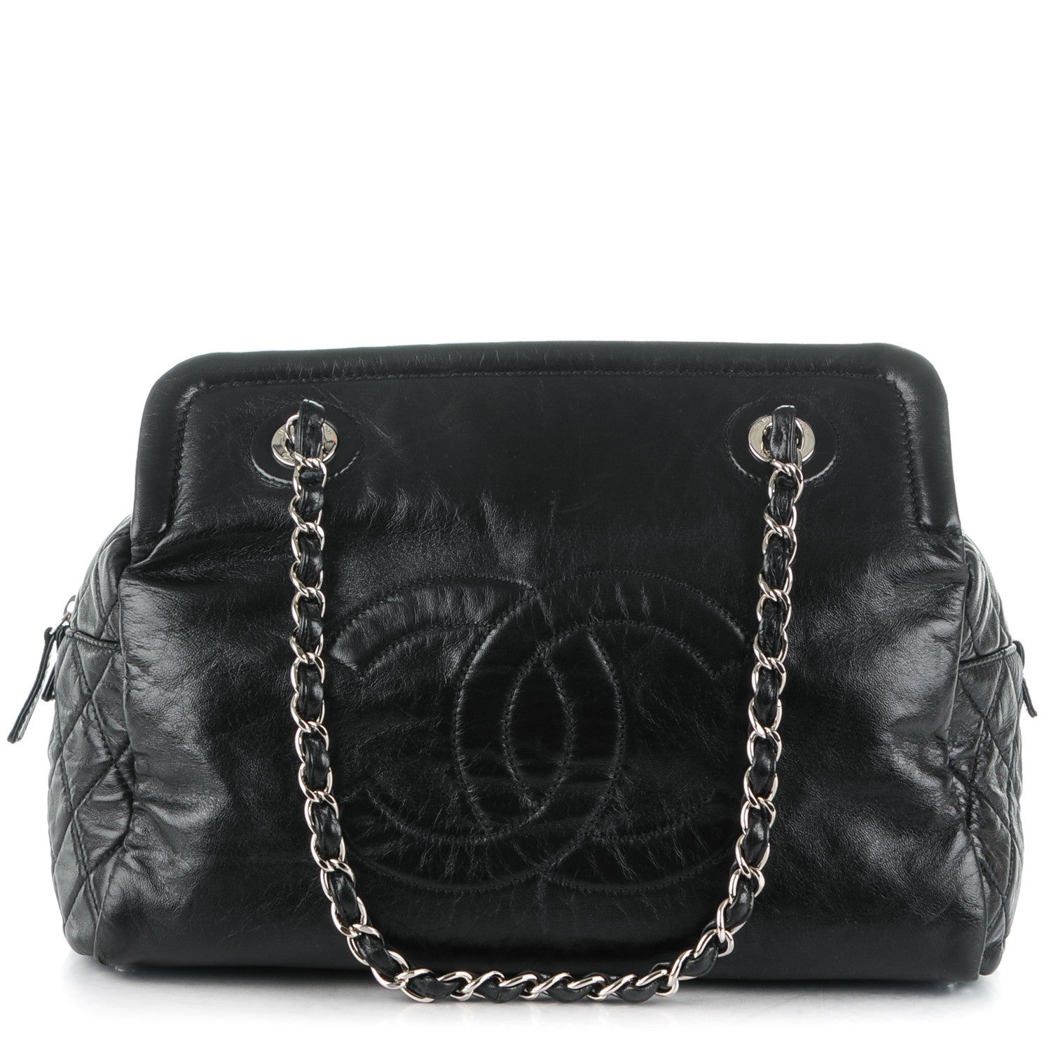 Chanel Lambskin Timeless CC Tote Black 1 of 7