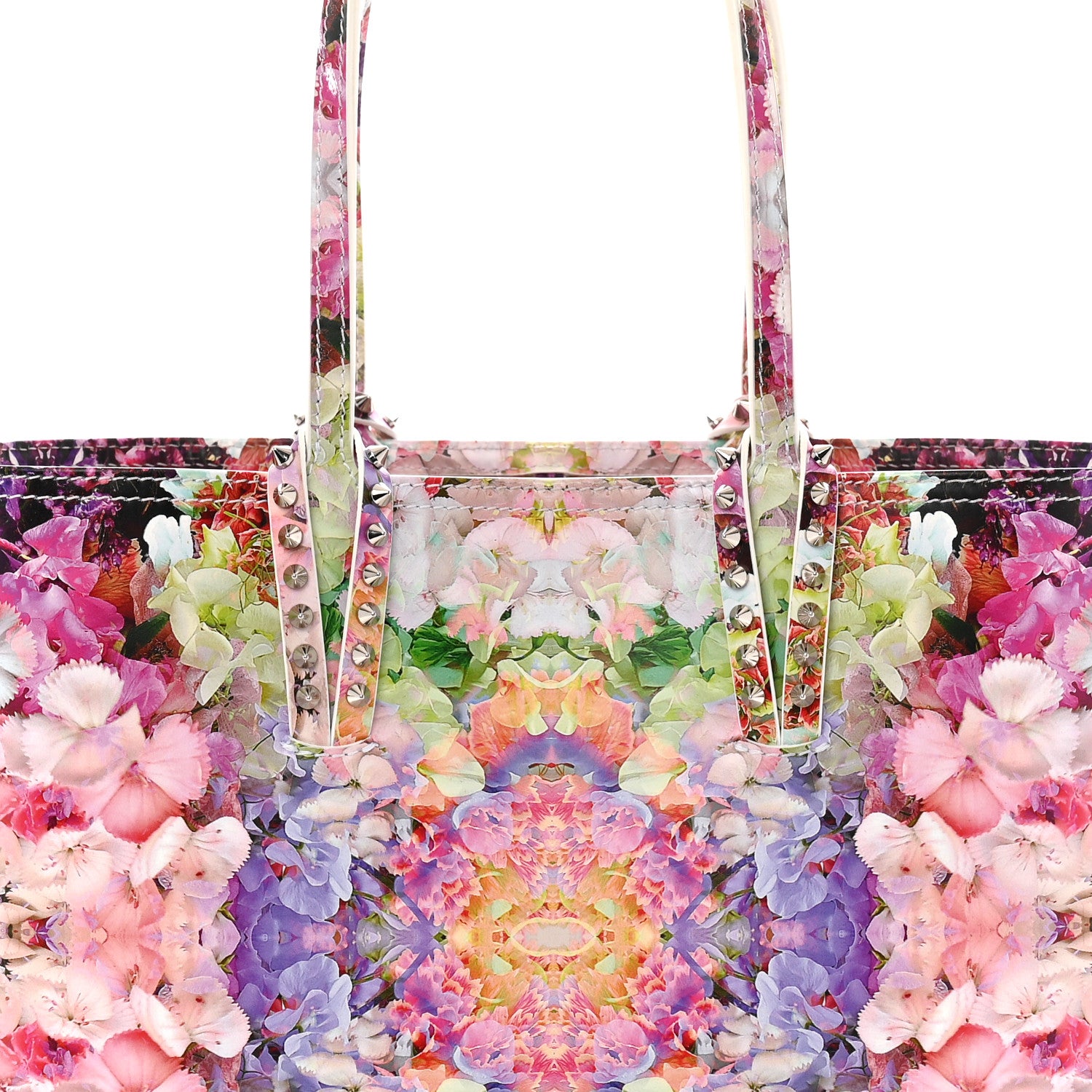 Christian Louboutin Calfskin Mini Paris Blooming Cabata Tote 8 of 12