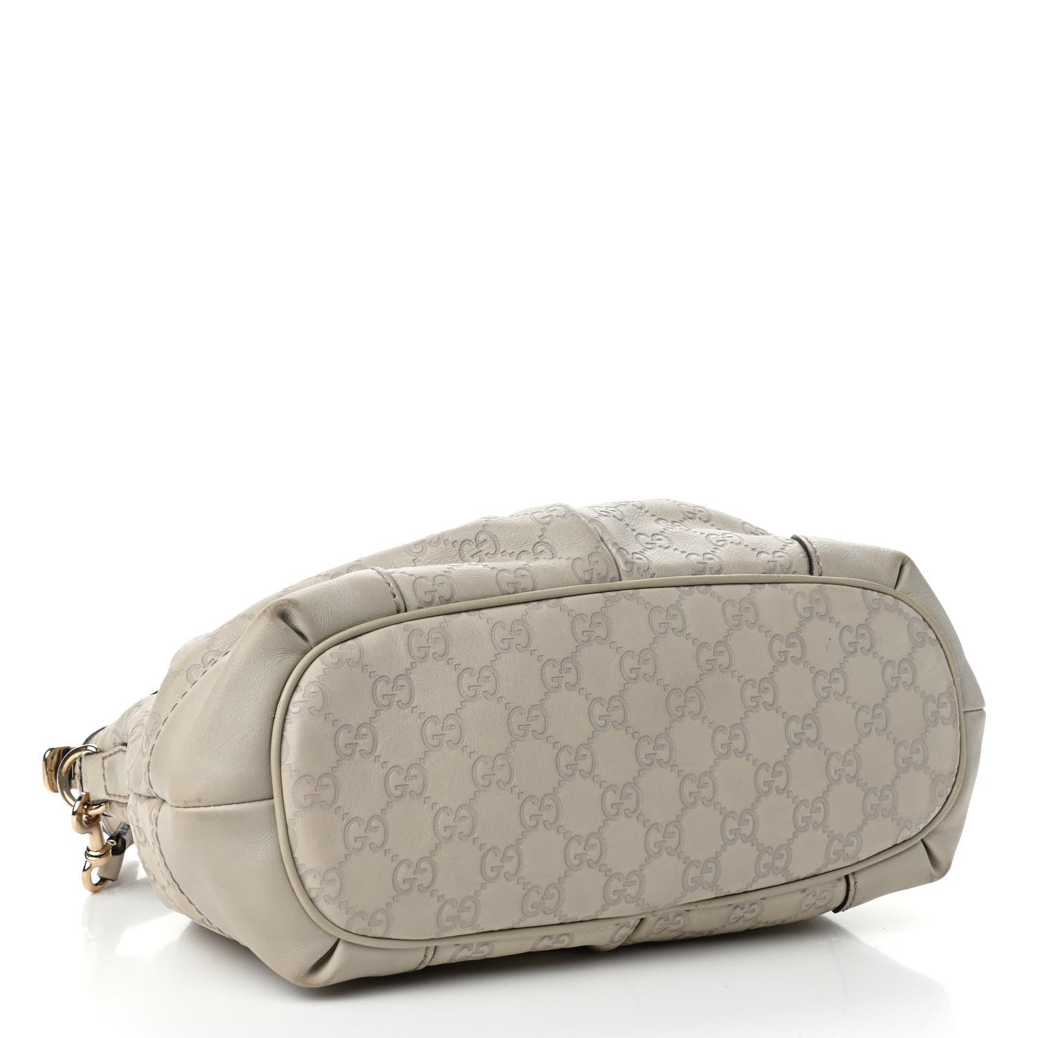 Gucci Guccissima Medium Sukey Top Handle Bag White 3 of 4