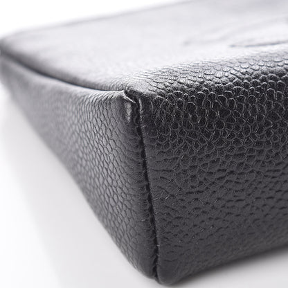 Chanel Caviar Timeless CC Cosmetic Pouch Black 8 of 10