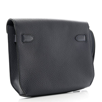 Hermes Togo Kelly Depeches 25 Pouch Bleu Nuit 4 of 8
