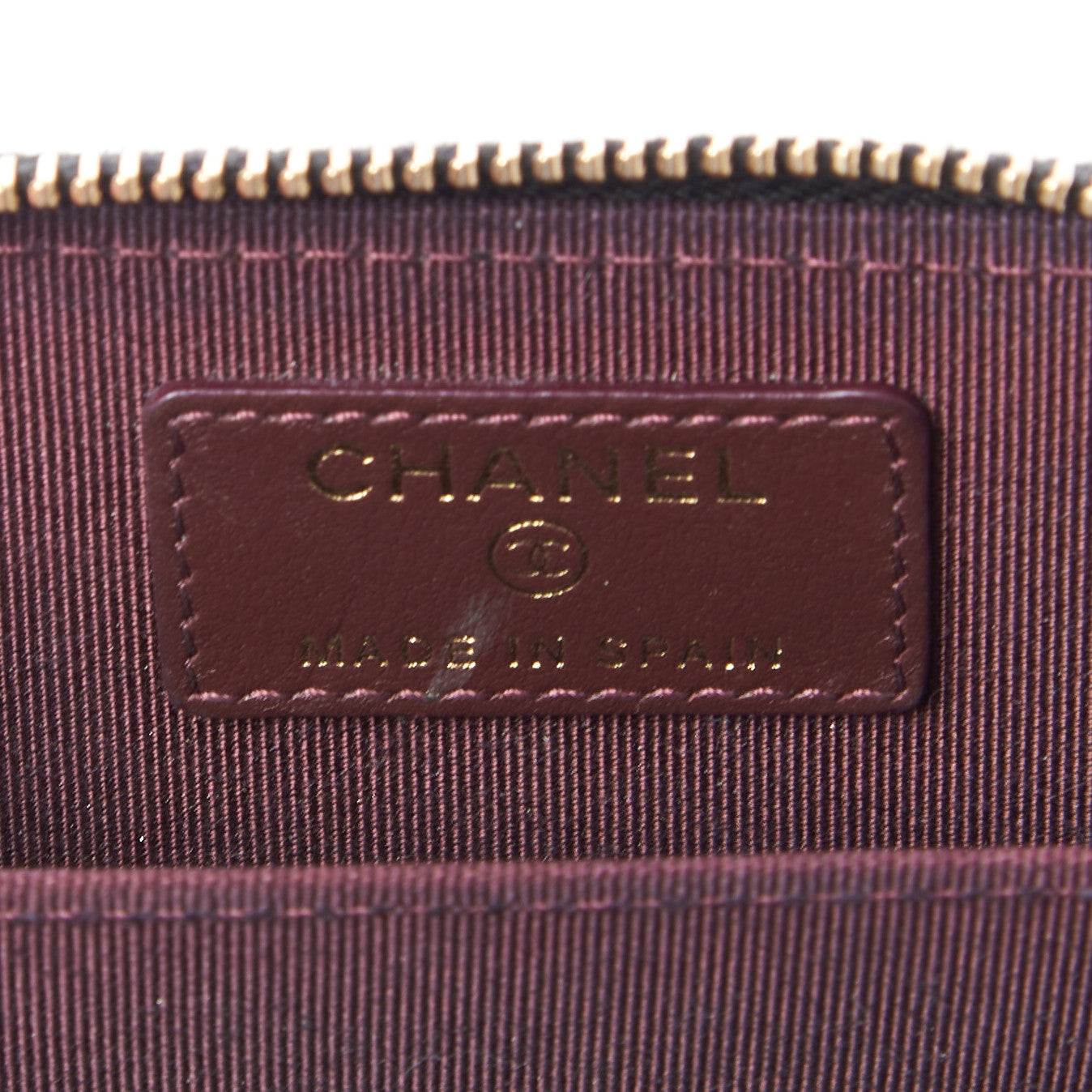 Chanel Caviar Quilted Zip Coin Purse Black 7 of 8