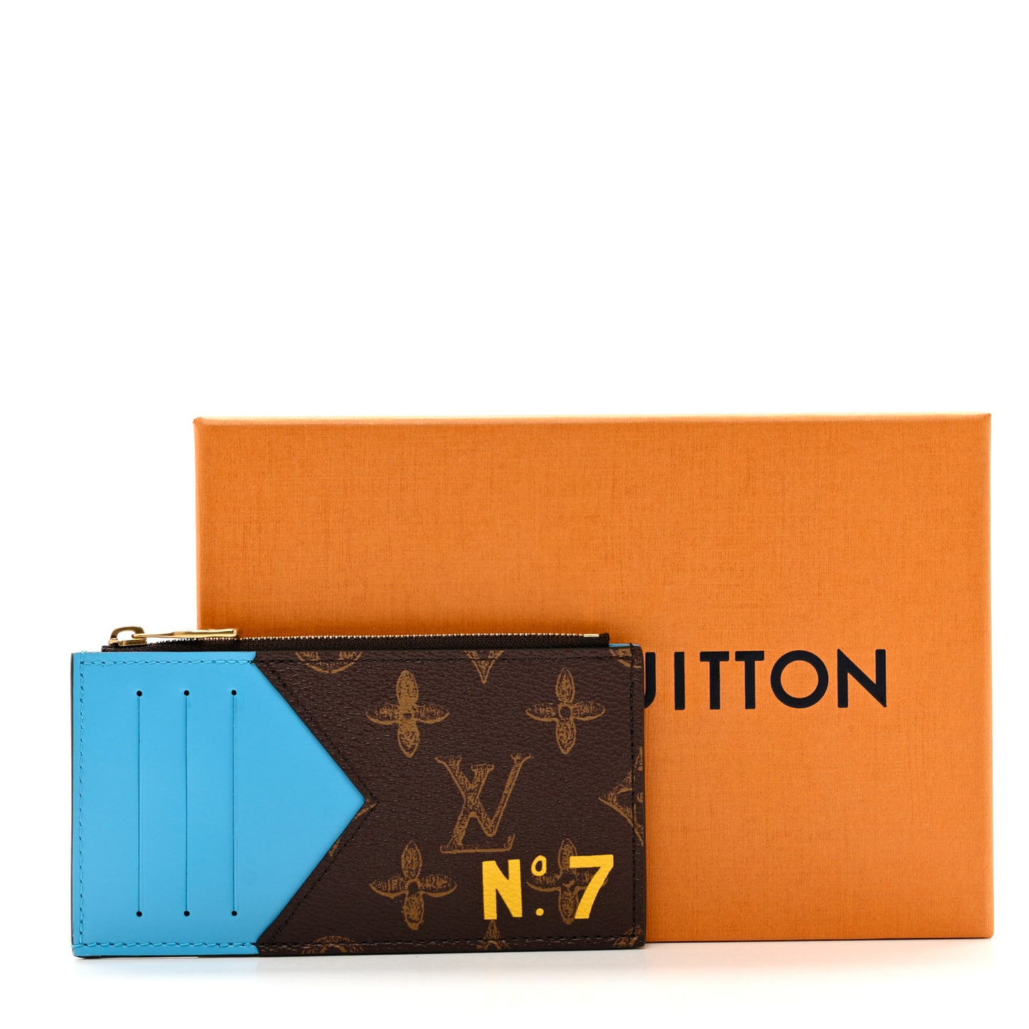 Monogram Vintage Calfskin Trunk L'œil Coin Card Holder
