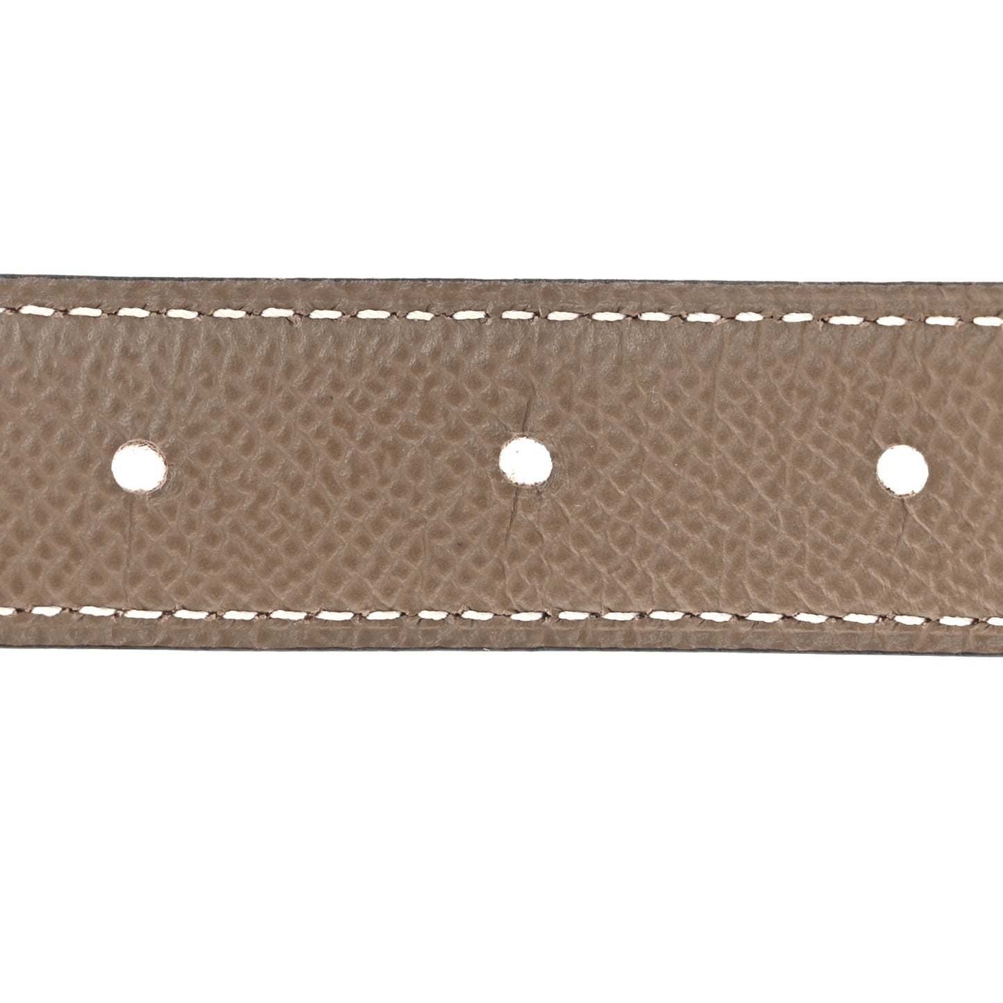 Swift Epsom 24mm H Cursives Belt 80 32 Gold Etoupe