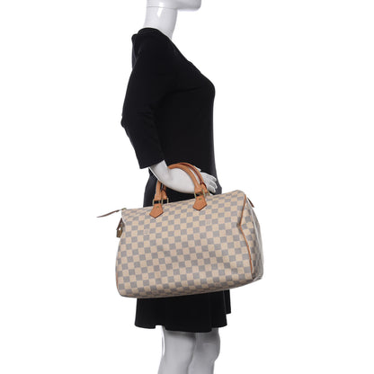 Louis Vuitton Damier Azur Speedy 35 2 of 10