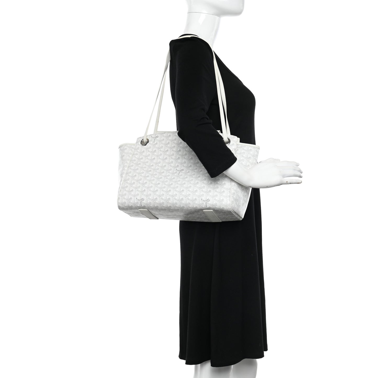 Goyardine Rouette PM White