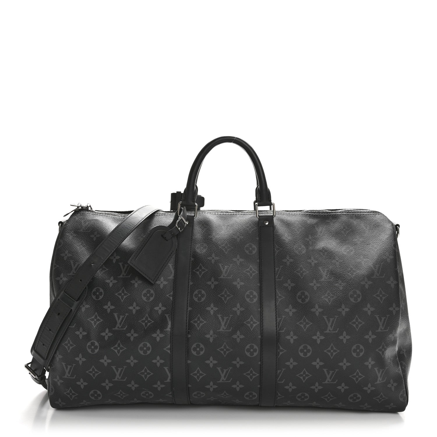 Louis Vuitton Monogram Eclipse Keepall Bandouliere 55 1 of 11