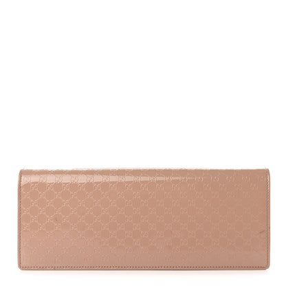 Gucci Patent Microguccissima Small Broadway Clutch Dark Cipria 1 of 14