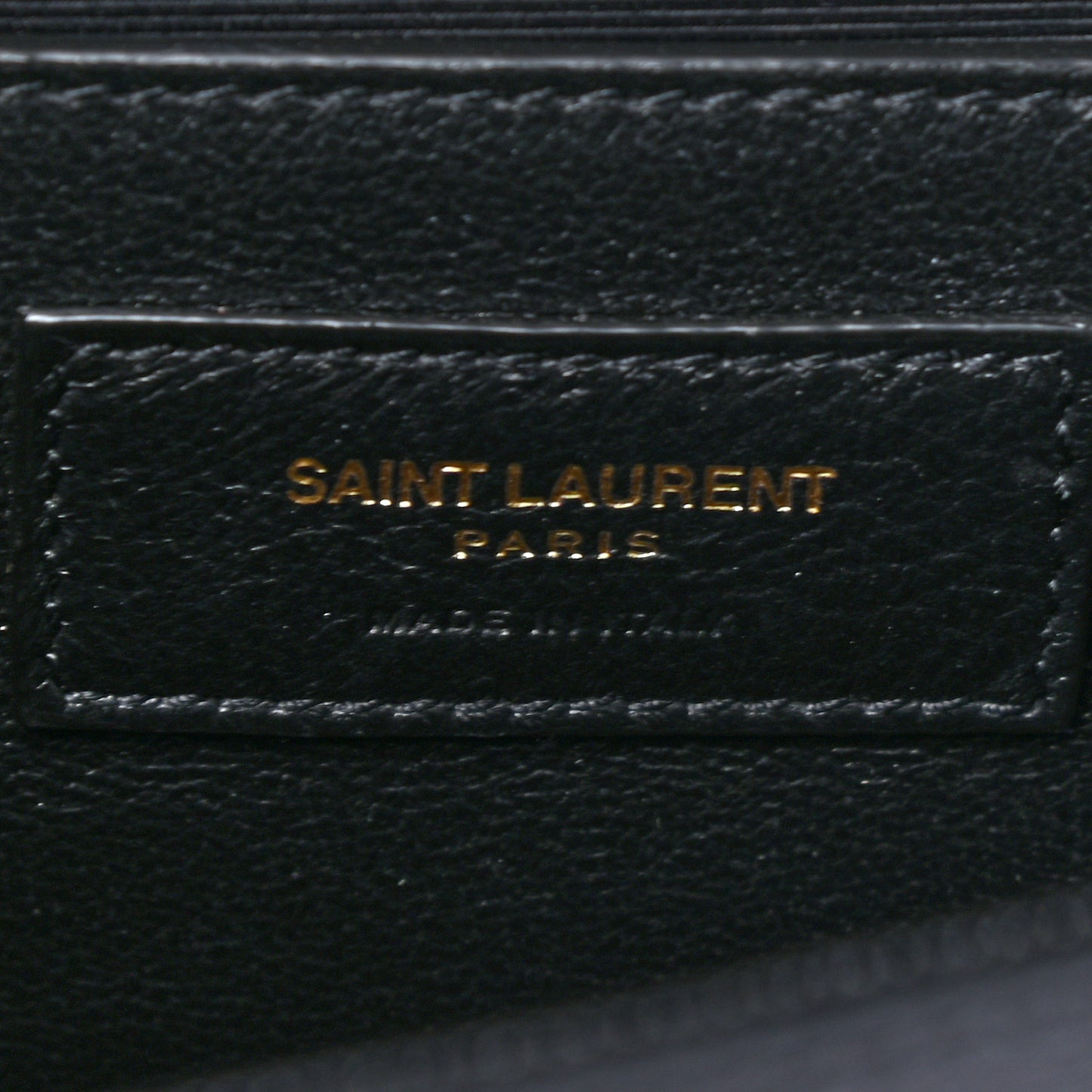 Grain De Poudre Monogram Cassandre Clutch Black