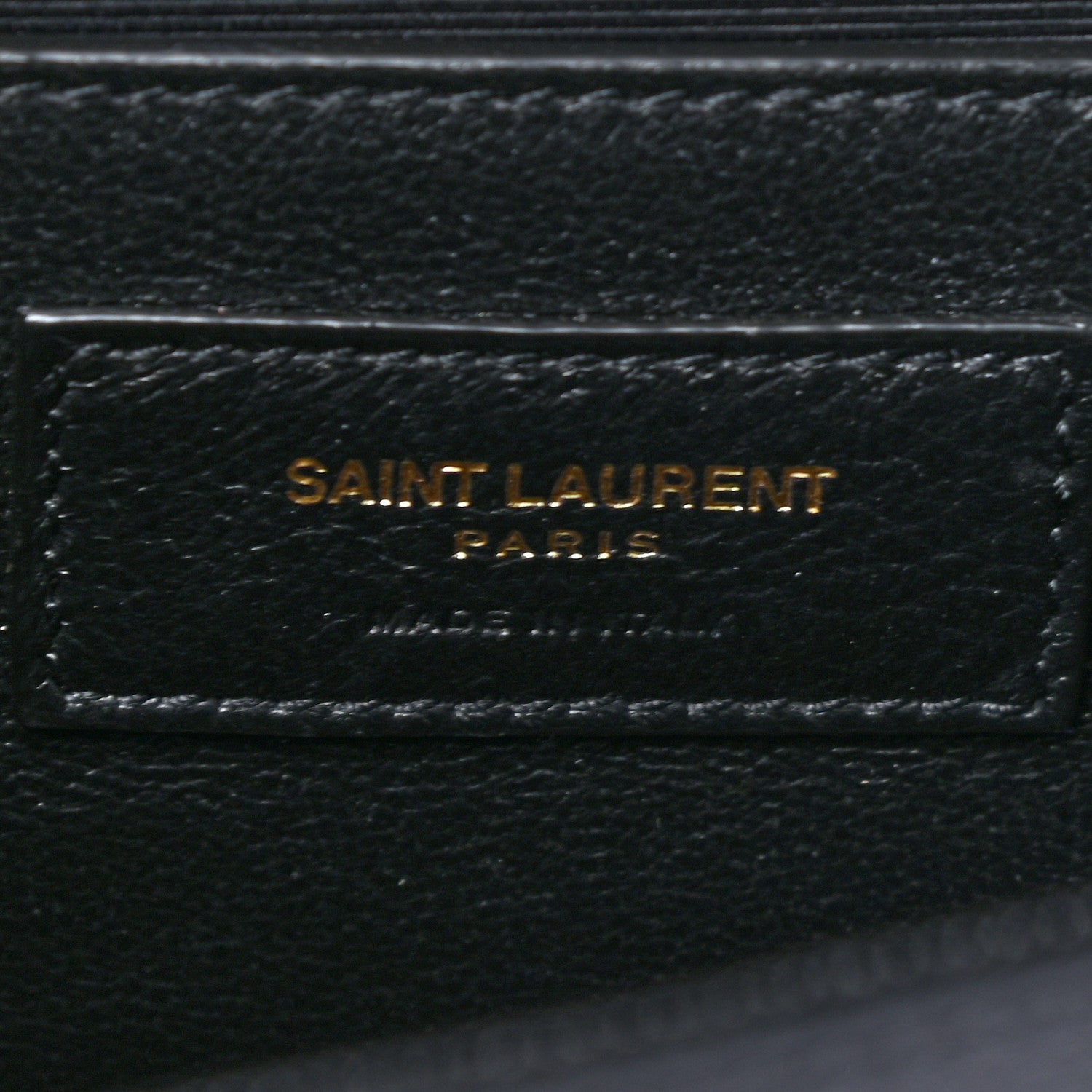 Saint Laurent Grain De Poudre Monogram Cassandre Clutch Black 6 of 7
