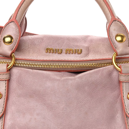 Miu Miu Vitello Lux Large Bow Bag Mughetto 8 of 14