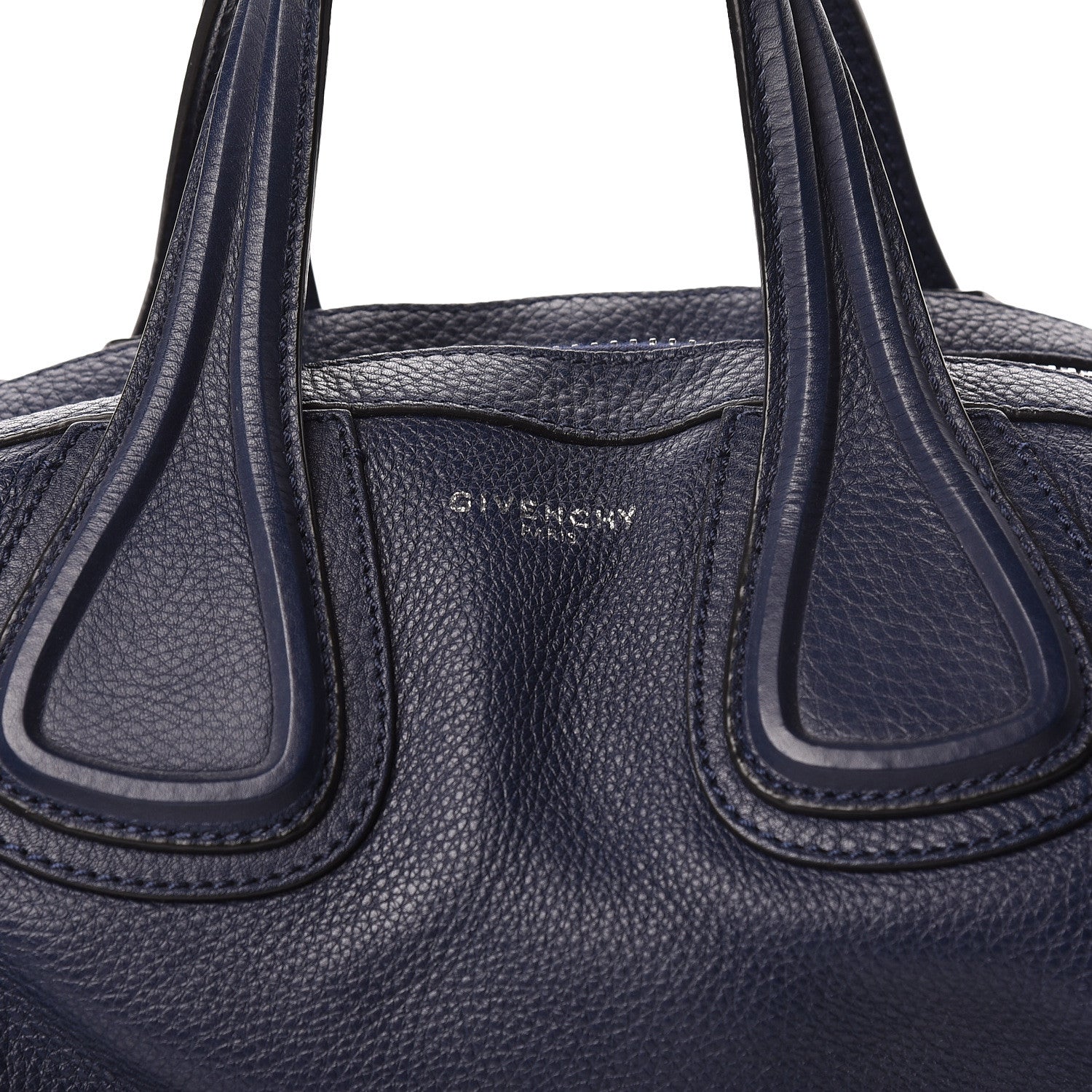 Givenchy Waxy Grained Calfskin Medium Nightingale Deep Blue 10 of 10