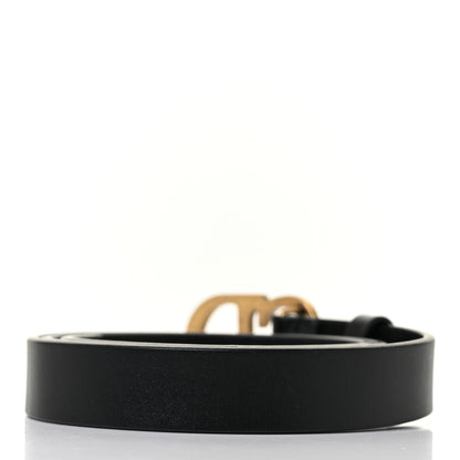 Christian Dior Calfskin Saddle Belt 70 Black 2 of 4