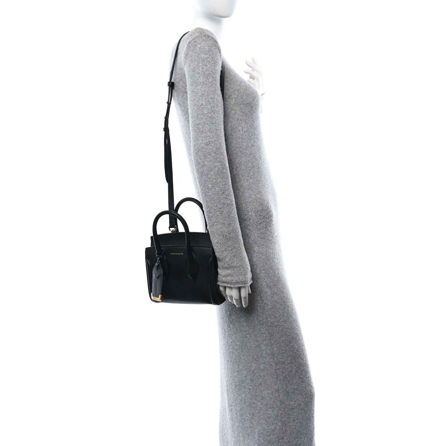 Alexander McQueen Calfskin Mini Heroine 21 Black 3 of 9
