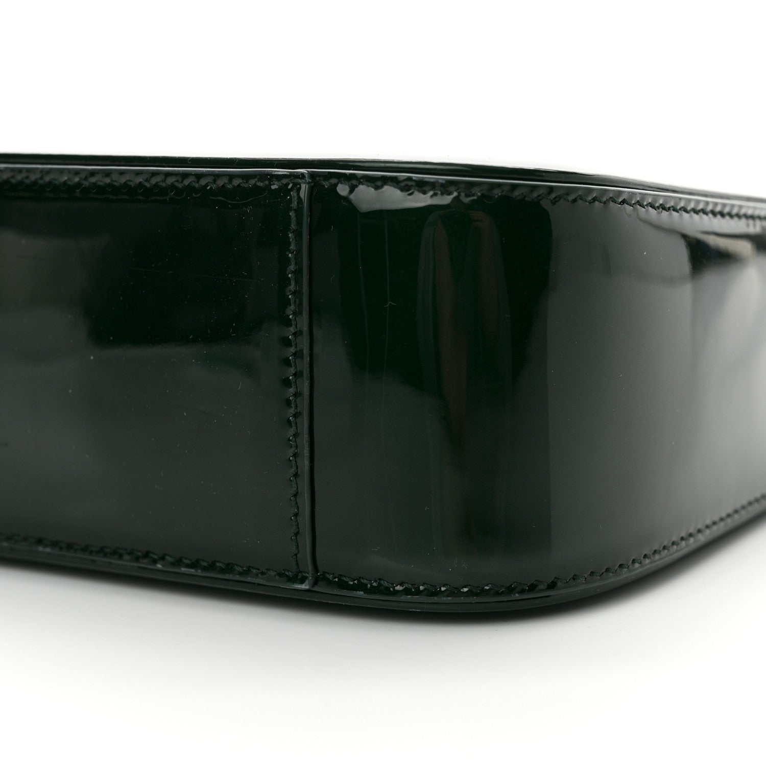 Saint Laurent Patent Le 5 A 7 Hobo Dark Leaf 10 of 10