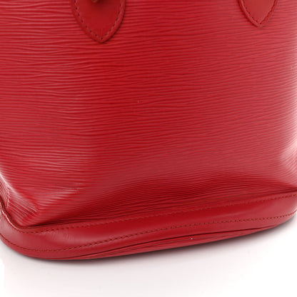 Louis Vuitton Epi Petit Bucket 23 Rouge 12 of 17
