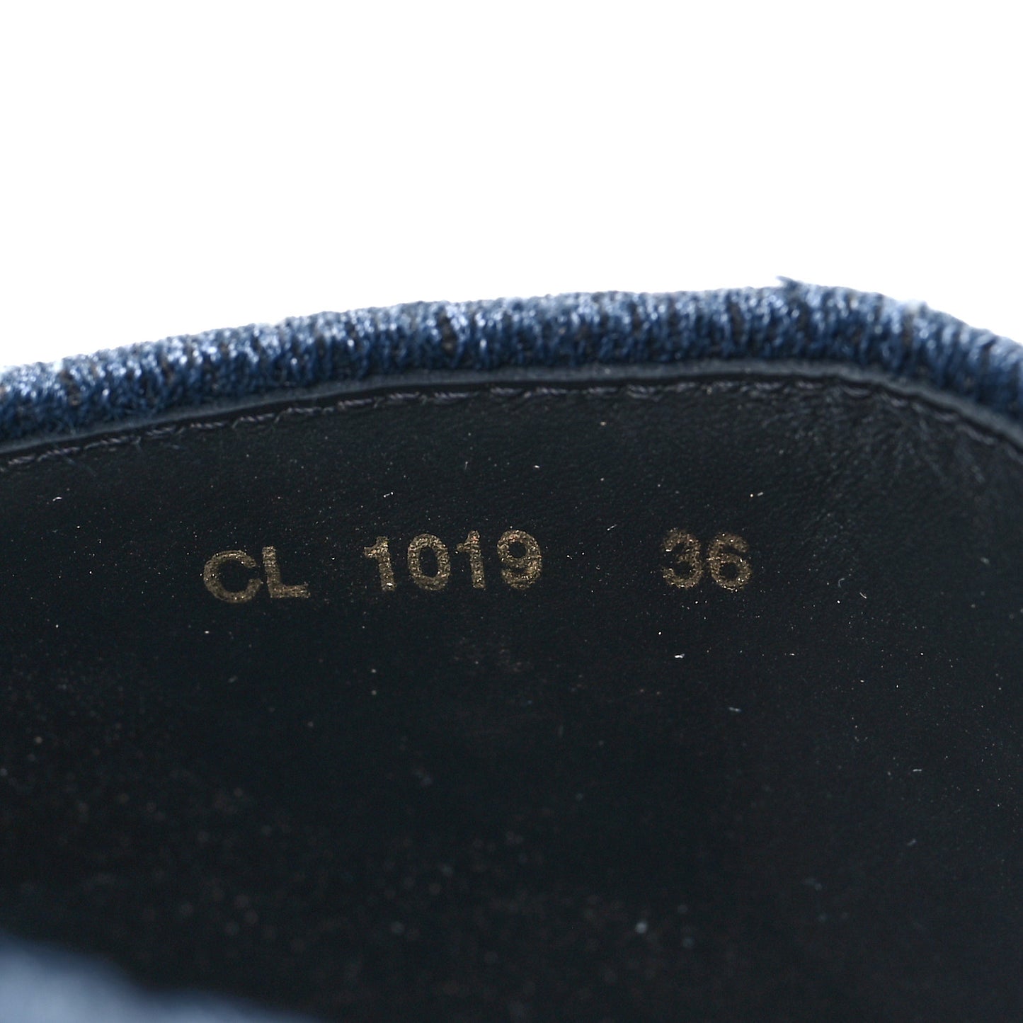 Oblique Denim D-Way Platform Sandal 36 Blue