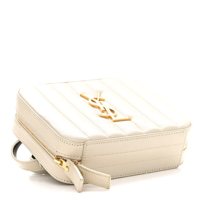 Saint Laurent Lambskin Matelasse Vicky Monogram Belt Bag Crema Soft 4 of 9