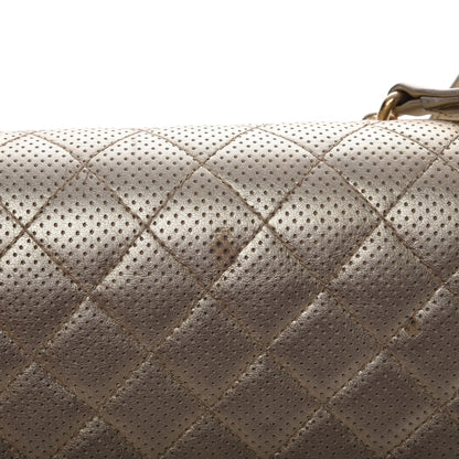 Chanel Lambskin Perforated Quilted New Medium Boy Flap Gold 16 of 22