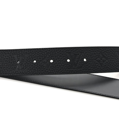 Louis Vuitton Taurillon Calfskin 40mm LV Initiales Reversible Belt 95 38 Black 4 of 5