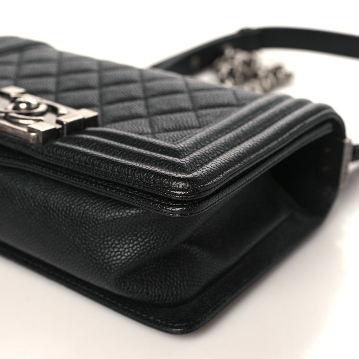 Chanel Caviar Quilted Small Boy Flap Black 8 of 9